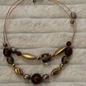 Boutique Brown necklace.